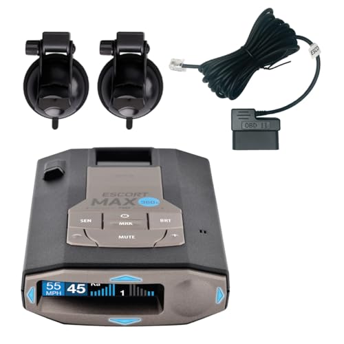 Escort MAX 360c Radar Detector Bundle