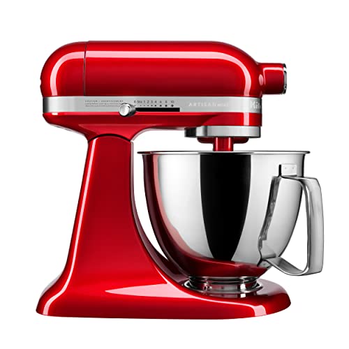 Compact Candy Apple Red Stand Mixers for Small Kitchens
