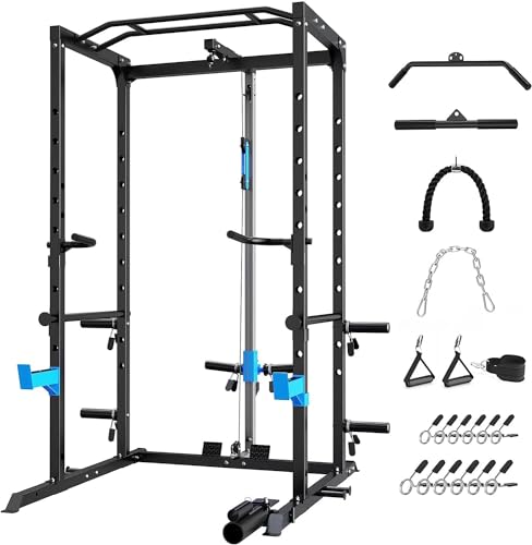 A Multi-Functional Power Rack for Comprehensive Workouts