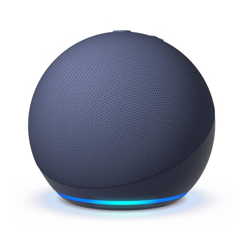 Amazon Echo Dot (Deep Sea Blue) - Vibrant Sounding Alexa Speaker