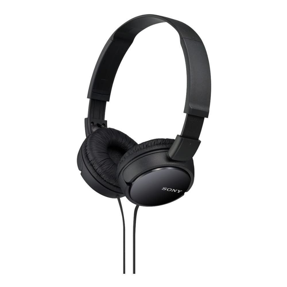 Sony ZX Series Wired On-Ear Headphones, Black MDR-ZX110.