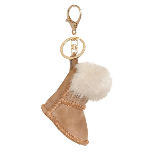 Snow Boot Keychain for Women