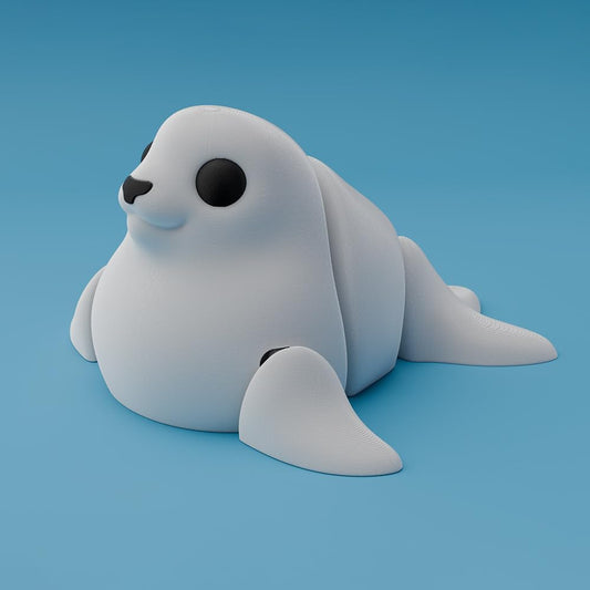 3D Printed Seal Figurine