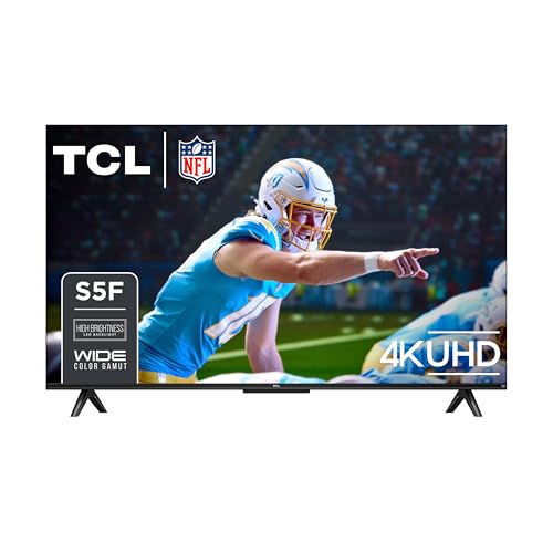 TCL 43-Inch Class S5 UHD 4K LED Smart TV with Fire TV (43S551F, 2024 Model)