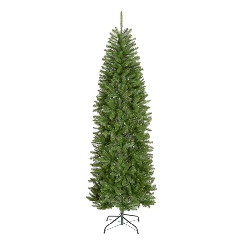 National Tree Company 7 ft Unlit Kingswood Fir Slim Artificial Christmas Tree