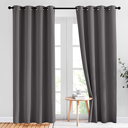 Thermal Blackout Curtains for Bedroom with Grommets and Maximum Darkening.