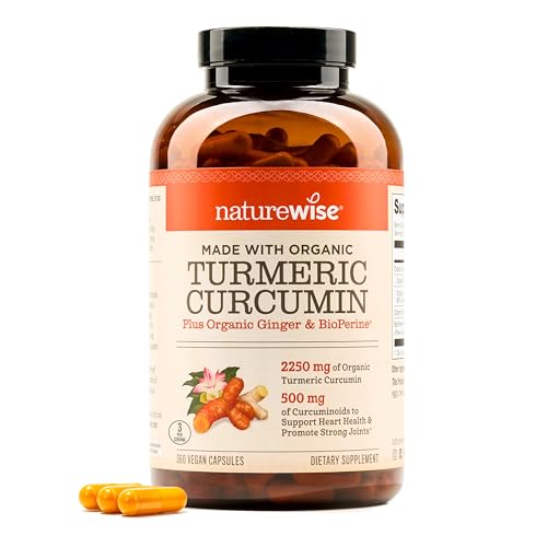 Unlock Turmeric's Power: NatureWise's Curcumin Formula with Enhanced Bioavailability