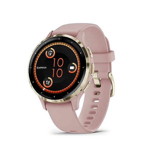 Garmin Venu 3S Smartwatch with Touchscreen Display and Stainless Steel.