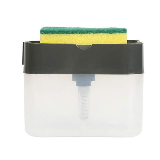 Grey Countertop Dish Soap Dispenser