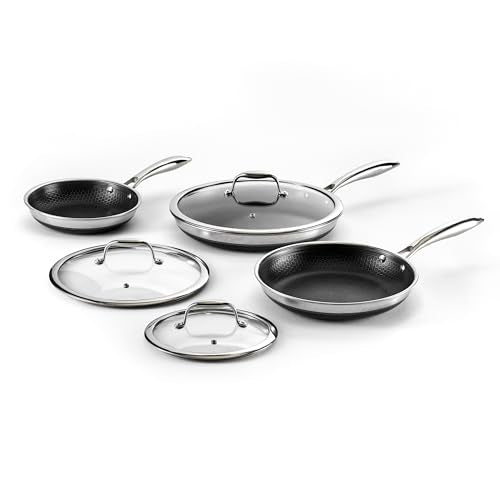 HexClad Hybrid Nonstick 6-Piece Fry Pan Set Review