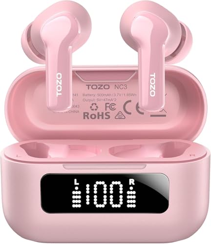TOZO NC3 Hybrid Active Noise Cancelling Wireless Earbuds