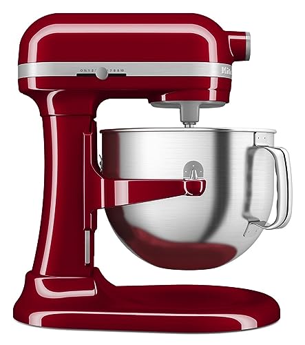 KitchenAid 7 Quart Professional-Grade Stand Mixer in Vibrant Empire Red