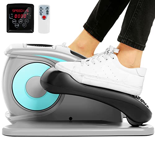 ANCHEER Under Desk Elliptical, Electric Ellipse Leg Exerciser While Sitting for Seniors Adults, ...