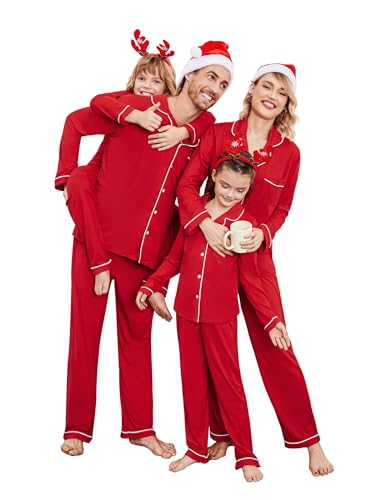 Fun Festive Christmas Matching Pajamas for Family Sleepwear Collections.