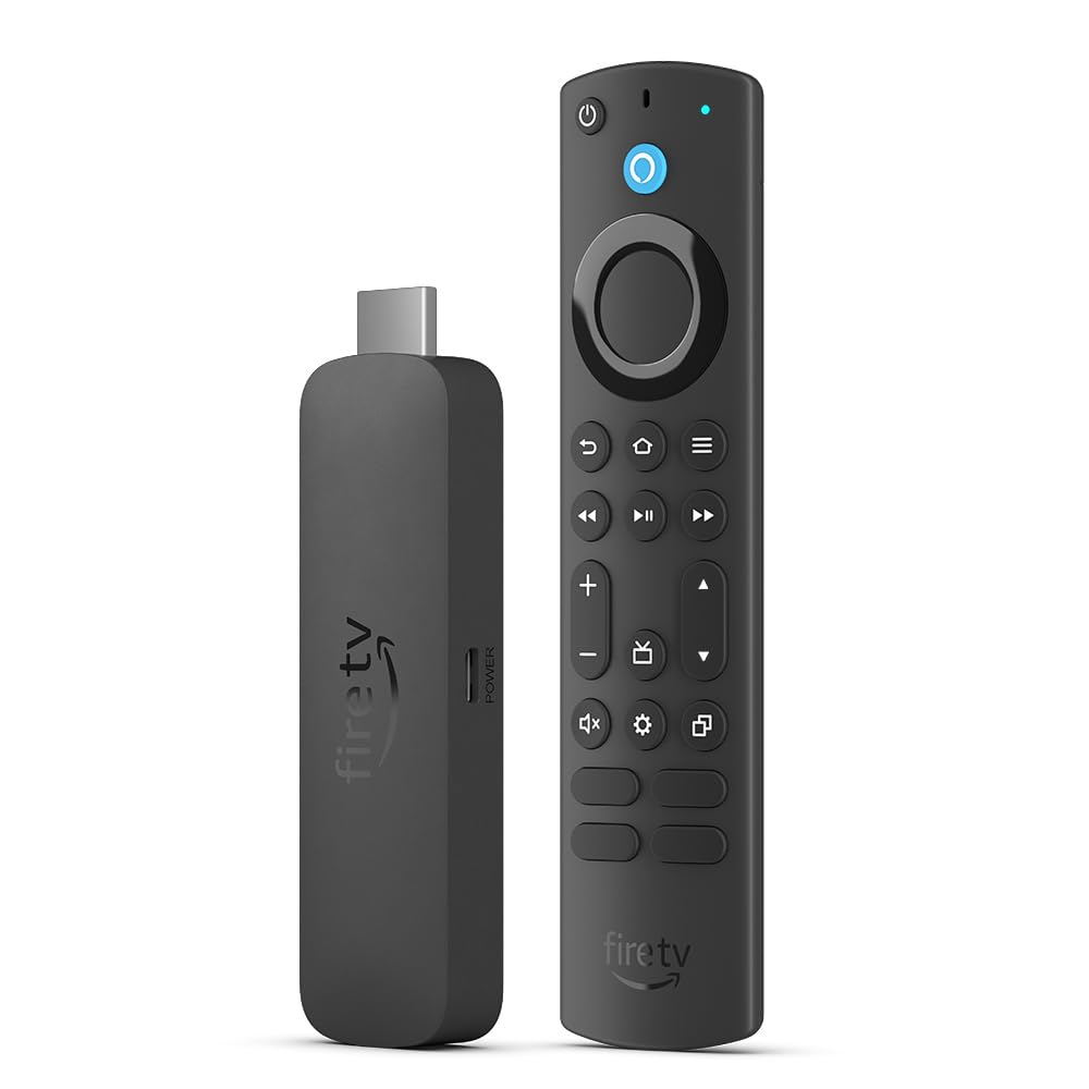 Certified Refurbished Amazon Fire TV Stick 4K Max streaming device, supports Wi-Fi 6E, free ⁘ live TV without cable or ...