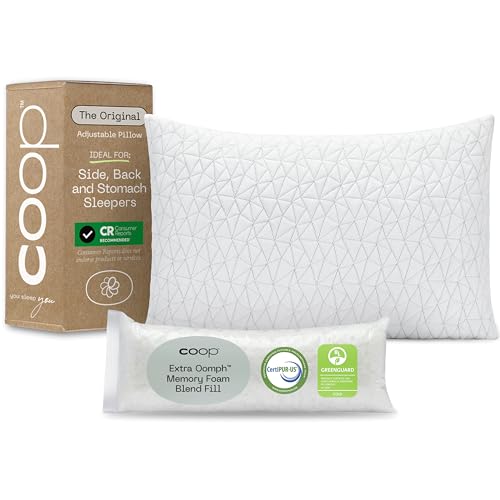 Adjustable Memory Foam Pillow for Sleeping - King Size Bed Support.