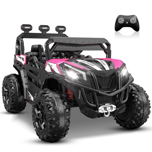 ANPABO 24V Ride-on Car Truck with Remote Control and 4WD for Kids