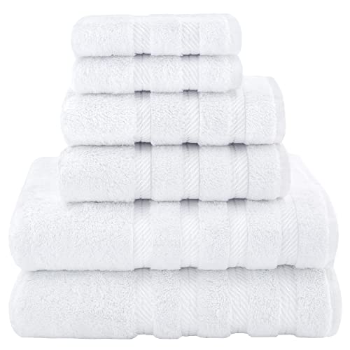 Soft luxurious towel set made from 100% Turkish cotton material.