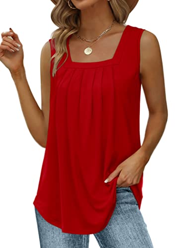 Unleash Freedom with Saloogoe's Effortless, Flowy Loose Fit Tank Tops