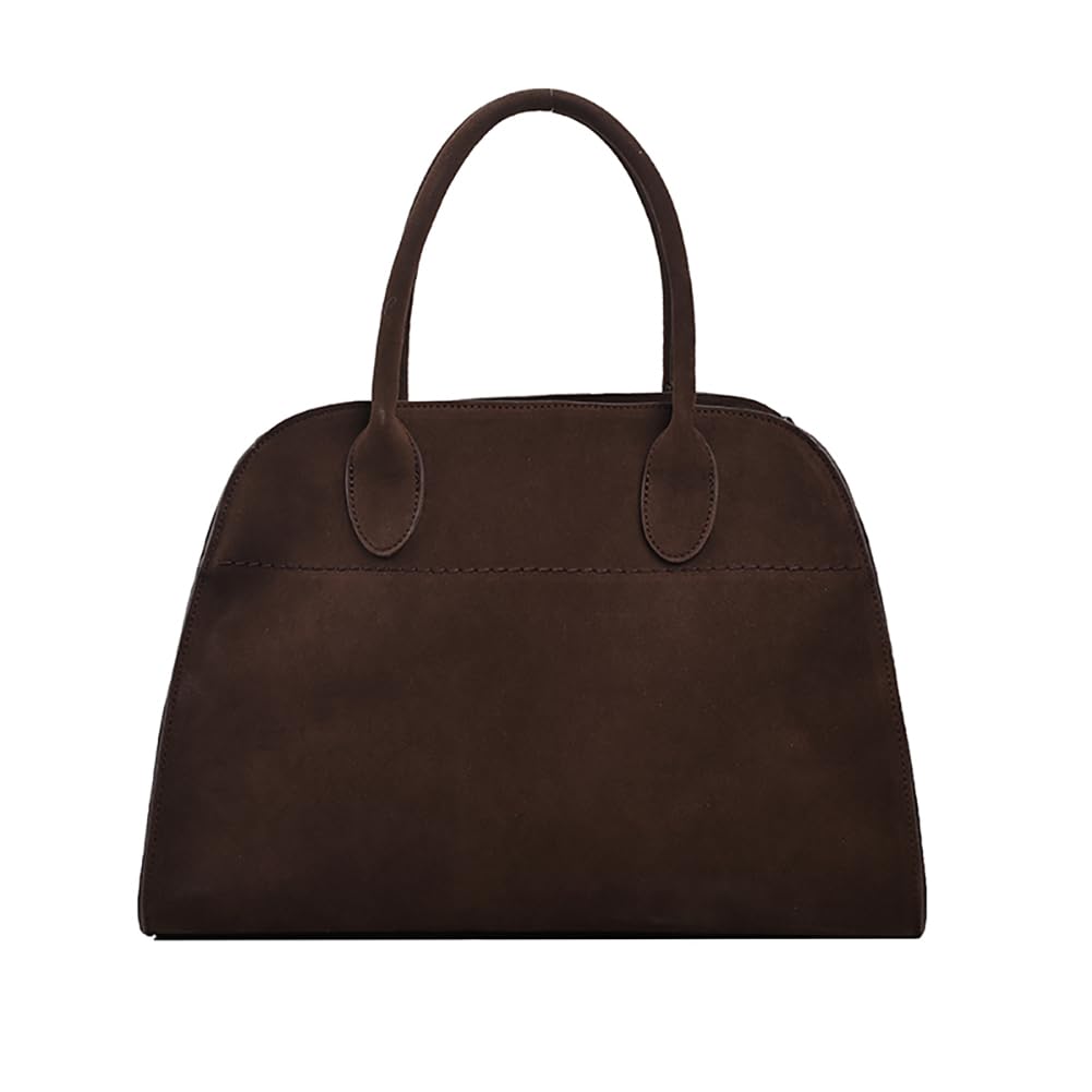 Covelin Women's Retro Suede Leather Tote Bag