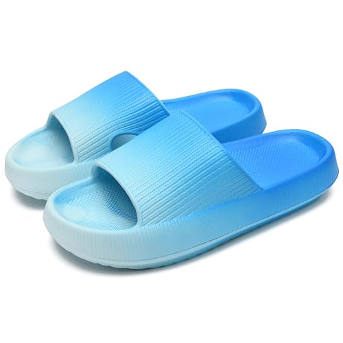 rosyclo Cloud Slippers for Women and Men, Pillow House Slippers Shower Shoes Indoor Slides Bathroo...
