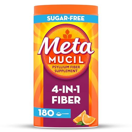 Nature's Cleanser: Metamucil Orange Syrup-Free Psyllium Husk Dietary Fiber Powder.