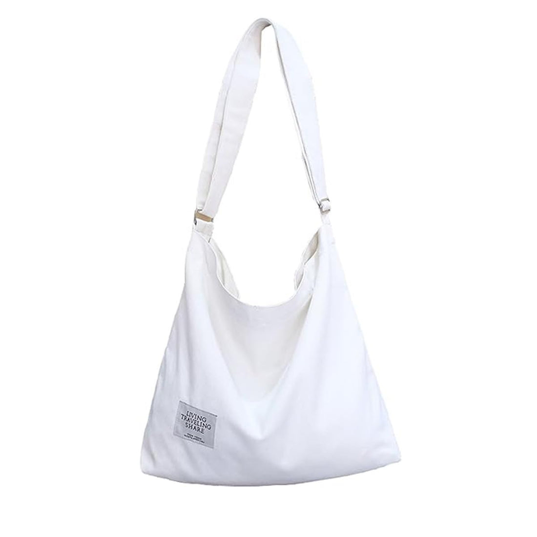 Extra Large White Canvas Tote Bags for Women