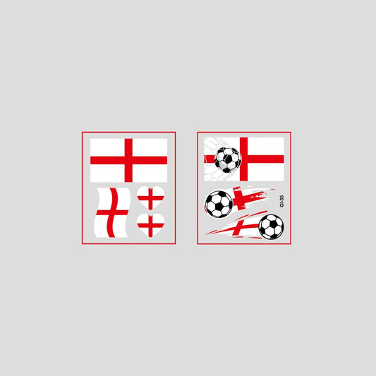 Temporary World Cup Flag Tattoos