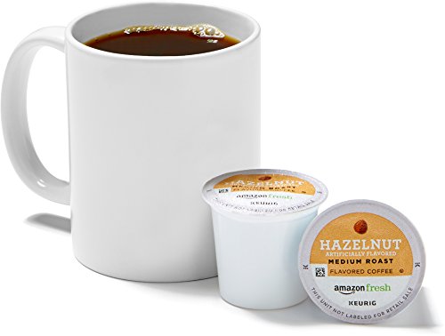 Renewable and Refreshing Hazelnut Bliss: AmazonFresh K-Cups for Daily Brewing.