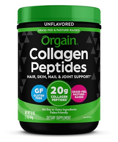 Natural Unflavored High-Quality Collagen Powder for a Paleo Keto Diet.