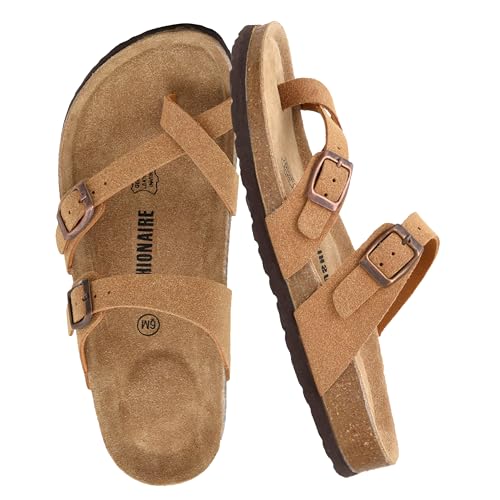 A Critical Examination of CUSHIONAIRE's Women's Luna Cork Footbed Sandal: Does +Comfort Live Up to...