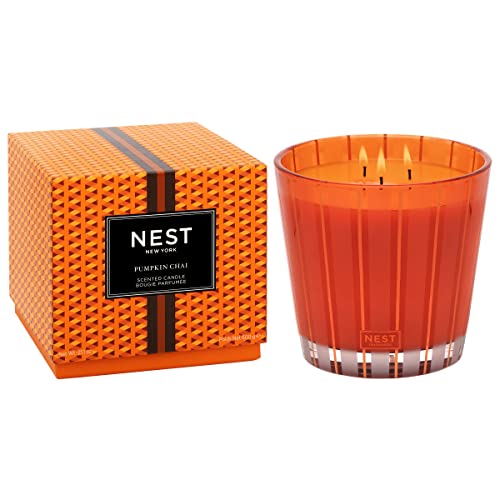 Get cozy with limited-edition Pumpkin Chai 3-Wick Candle before it's gone!