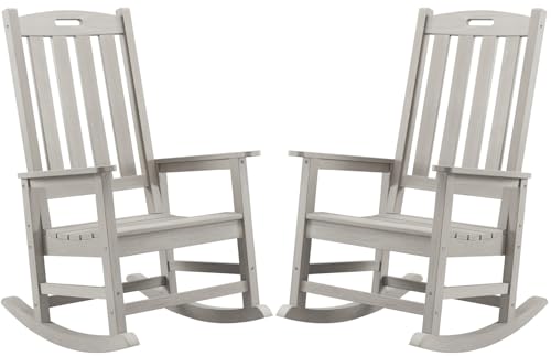 Psilvam Oversized Rocking Chair Sets