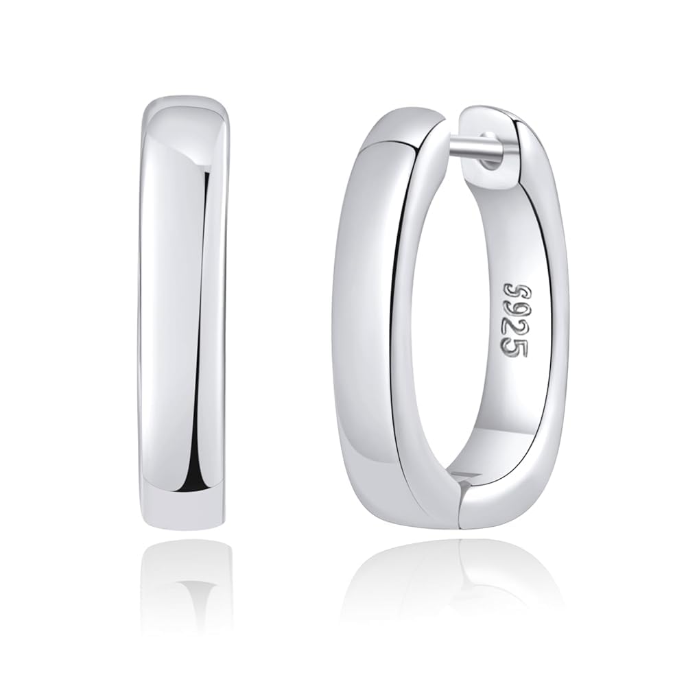 925 Sterling Silver Small Women's Ring Earrings - Hypoallergenic Fashion Jewelry Gift