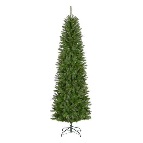 National Tree Company 7. 5 ft Unlit Kingswood Fir Slim Artificial Christmas Tree