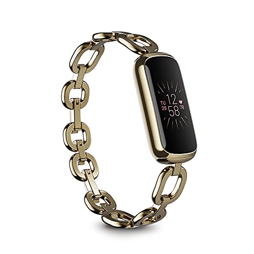 Luxurious Fitness and Wellness Tracker with Stylish Stainless Steel Clasp.