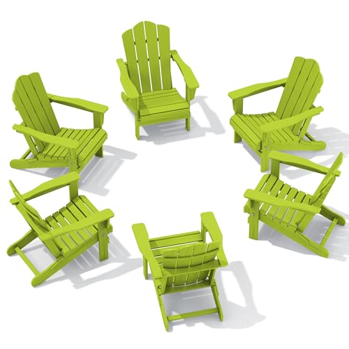 Folding Adirondack Chair Set of 6