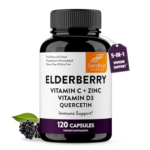 Boost Your Immune System with Elderberry Vitamin C Zinc Supplement.