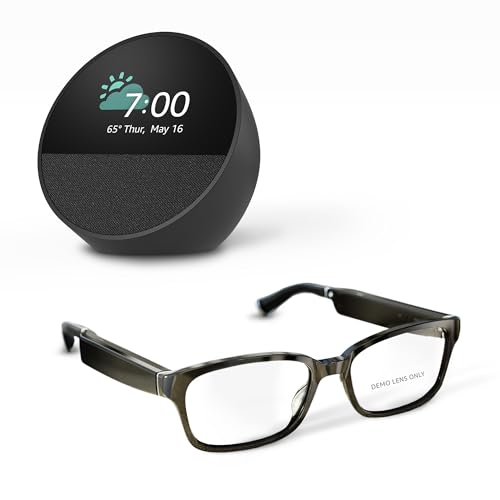 Amazon Echo Frames and Echo Spot Smart Glasses and Display with Alexa