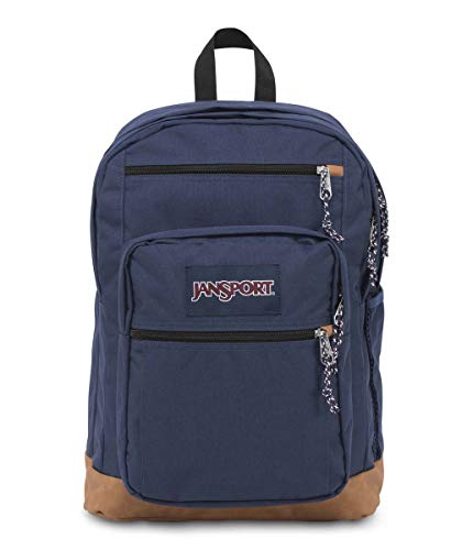 Navy Large JanSport Backpack with 2 Compartments