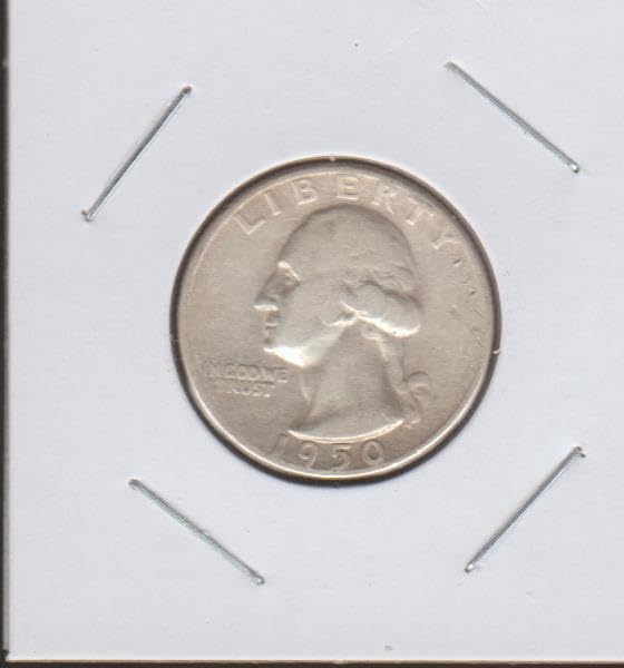 1950 S Washington (1932 to Date) Quarter Choice Fine Details.