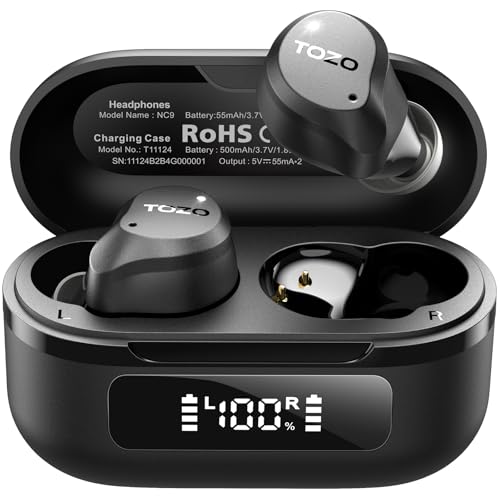 Wireless Noise-Cancelling Earbuds with Advanced Mic Technology and WaterResistance.