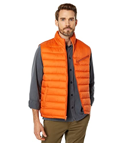 Cole Haan Men's Quilted Puffer Vest with Zip Chest Pocket