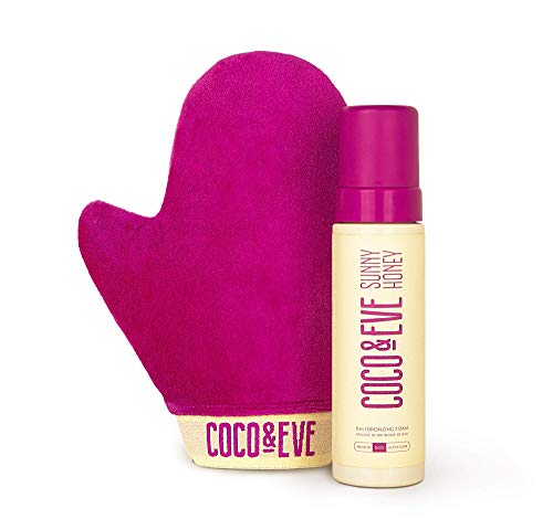 Self-Tanning Lotion with Mitt Applicator for InstantートTan, All-Natural Coverage