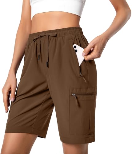 Women's Lightweight Hiking Cargo Shorts for Outdoor Activities