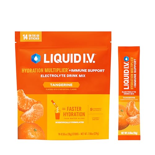 Rejuvenating Tangerine Electrolyte Drink Mix for Immune System Health Boost.