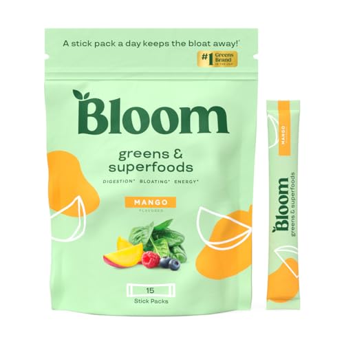 Bloom Nutrition Mango Digestive Health Supplement for Optimal Gut Wellness.