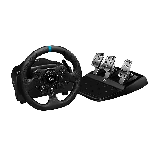 Logitech G923 Racing Wheel with TrueForce Force Feedback Technology.