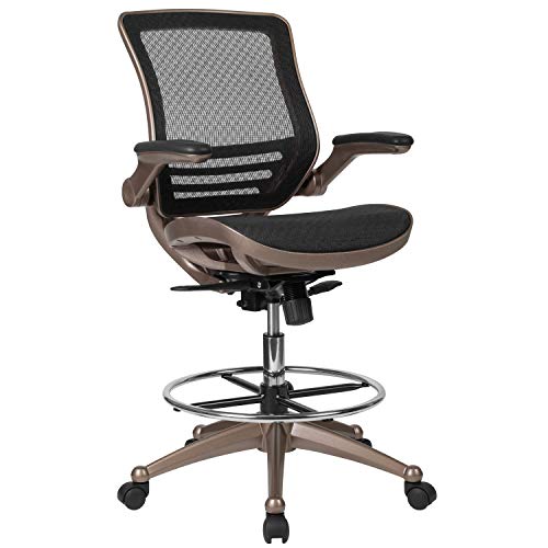 Drafting Chair with Flip-Up Arms