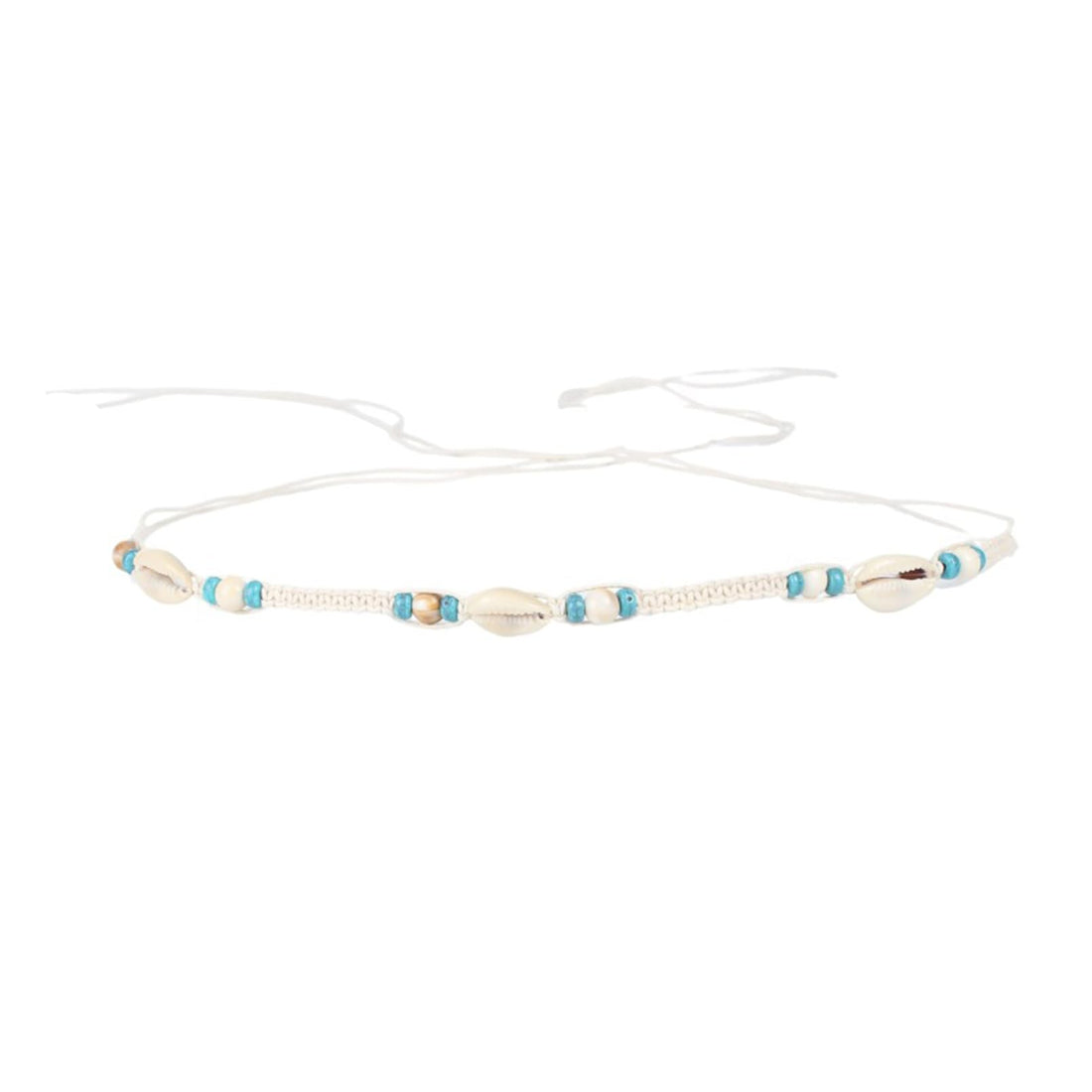 Lusstiazz Cowboy Hat Band for Women and Men - Beaded Whelk Hat Accessory